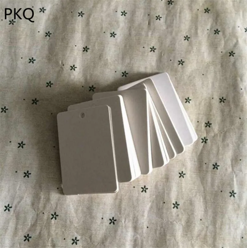 50 шт. 4,2x6 см/4x8 см прямоугольная бумага теги обувь/одежда этикетки для одежды пустой сообщение карточка ручная работа декоративная подвеска вечерние поставки
