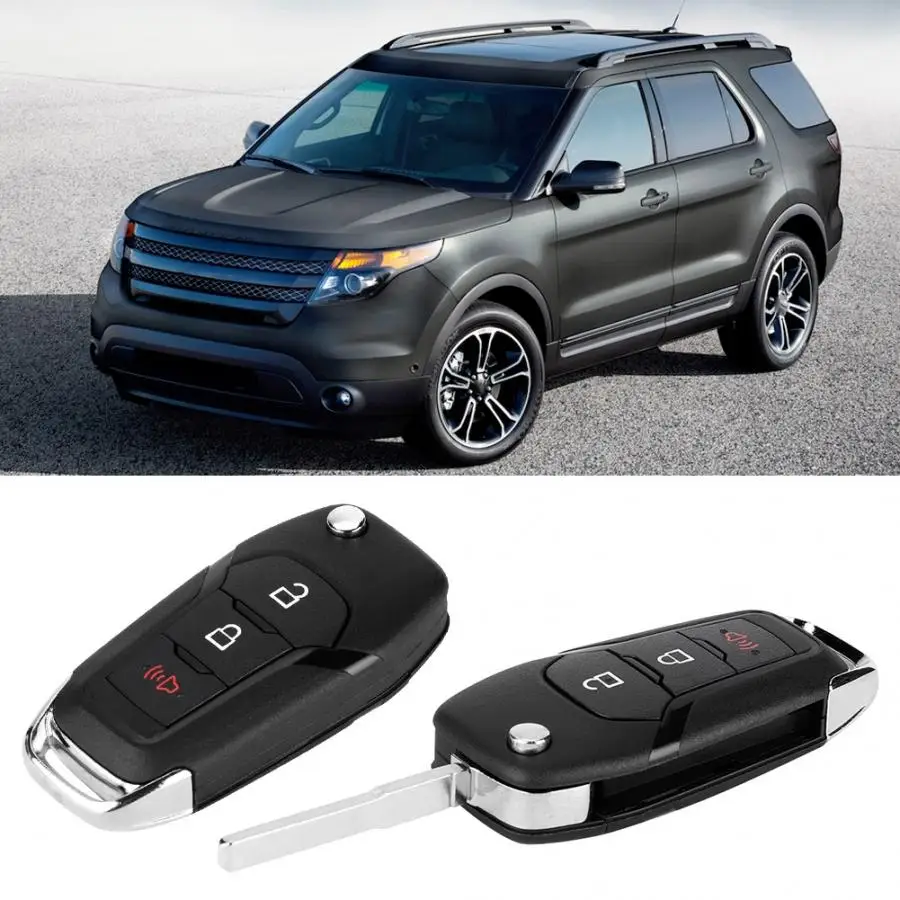 Дистанционный пульт дистанционного флипа ключа Fob подходит для Ford Mustang F-150 F-250 F-350 5923667