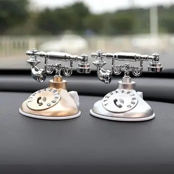 

2020 New Innovative Car Retro Antique Phone Model Craft Desk Car Mobile Phone Holder Perfume Ornament