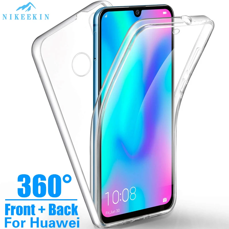 Мягкий ТПУ + PC бампер чехол для Huawei Y5P Y6P Y7P Y8P 2020 Y9S Y6S Y9 2018 Y6 Prime Y7 2019 Y5 2017 360 Полный
