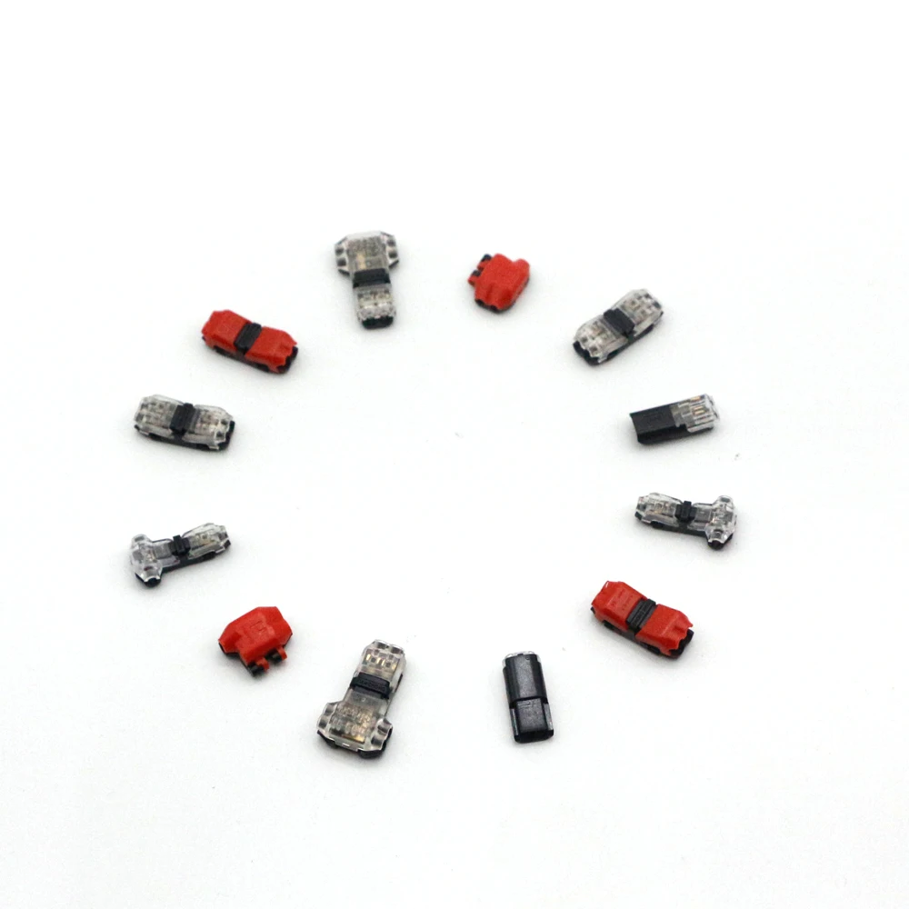 5pcs I/T type 1pin 2pin Quick Splice Scotch Lock Wire Connector for Terminals Crimp 22-18AWG Wiring LED Strip Car Audio Cable |