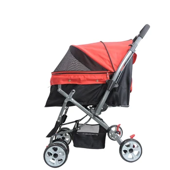 

Small and Medium-sized Dogs Light Pet Strollers Dog Carts Foldable Four-wheeled Cats General Cages pet car dog car sticker