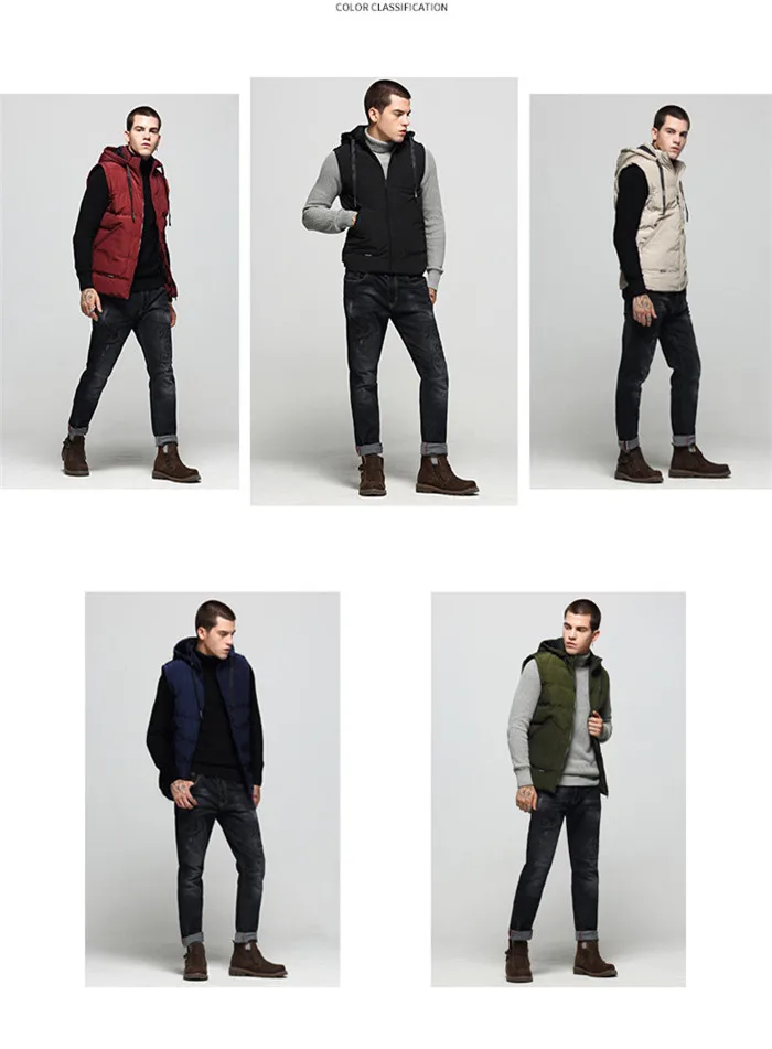 Новое поступление, осенне-зимний жилет для мужчин, повседневный модный теплый жилет с капюшоном и карманами, мужская куртка без рукавов, мужской жилет