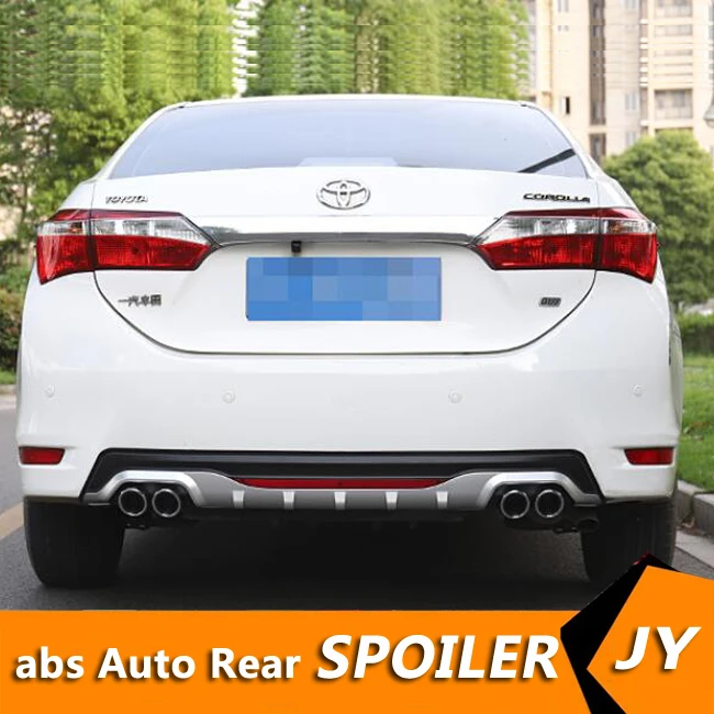 For Toyota Corolla Abs Rear Bumper Diffuser Bumpers Protector For 2016
