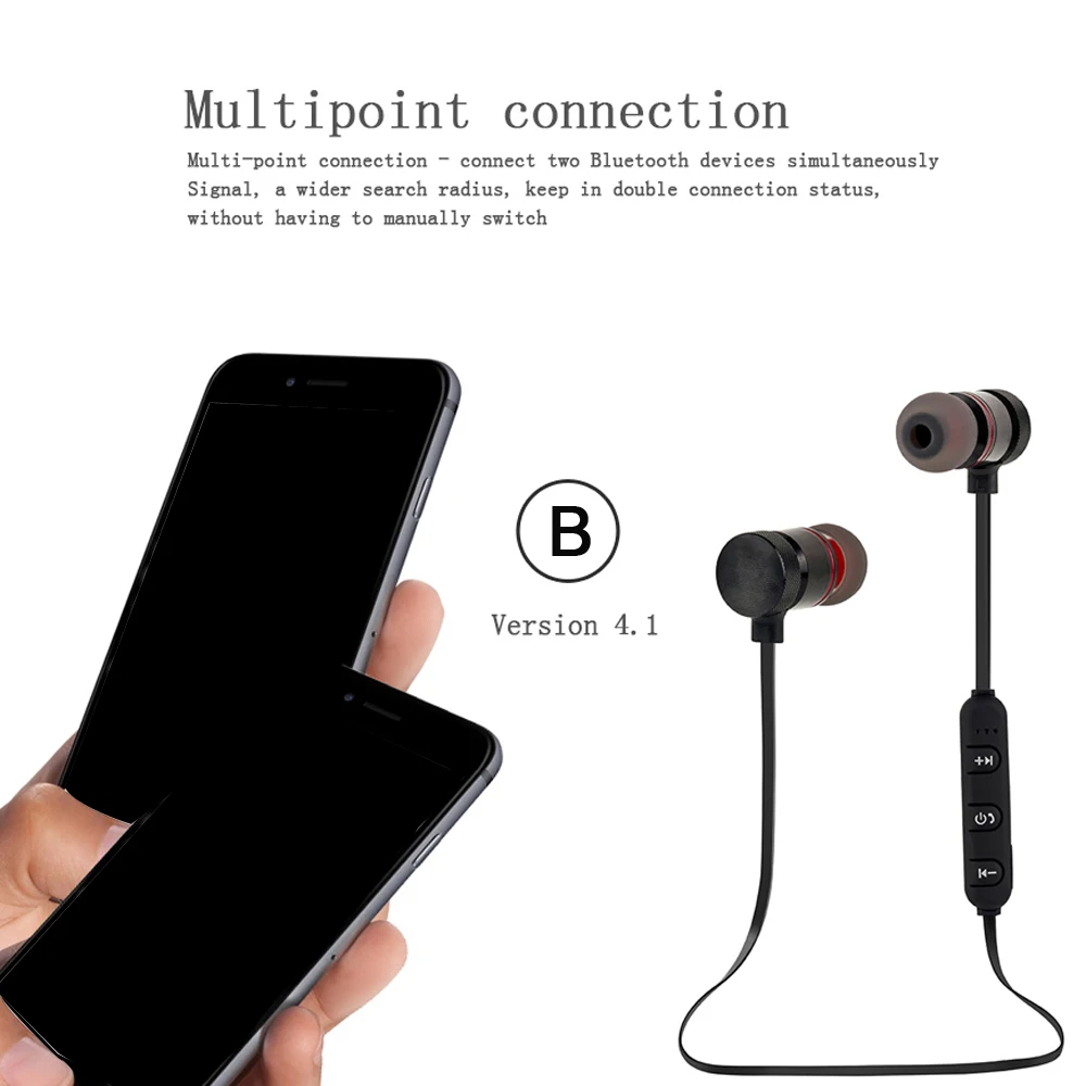 Беспроводная гарнитура Bluetooth стерео микрофон музыкальные наушники для