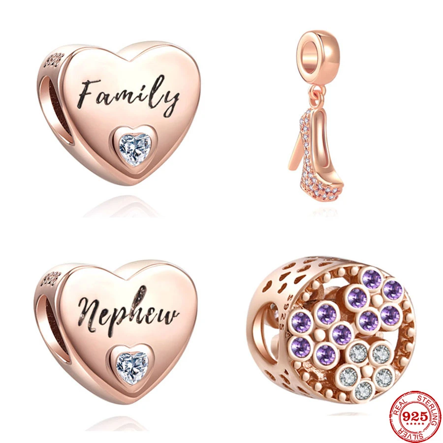 Pandora sister charm rose gold Clearance