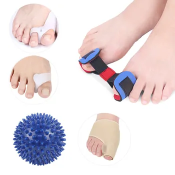 

8pcs/set Toe Separator Hallux Valgus Correction Pedicure Sock Toe Straightener Bunion Corrector Relief Protector Foot Care Tools