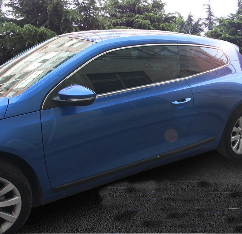 Нержавеющая сталь окна автомобиля планки для Volkswagen Scirocco 2008 2009 2010 2011 2012 2013