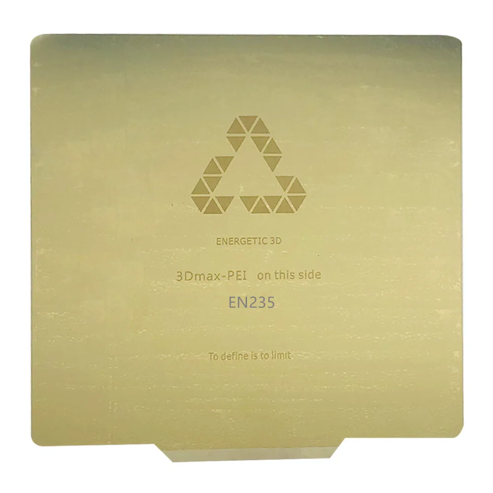 

ENERGETIC Spring Steel Sheet Heatbed Platform applied PEI 235*235 3D Printer Parts Printing Build plate PLA ABS for Ender-3
