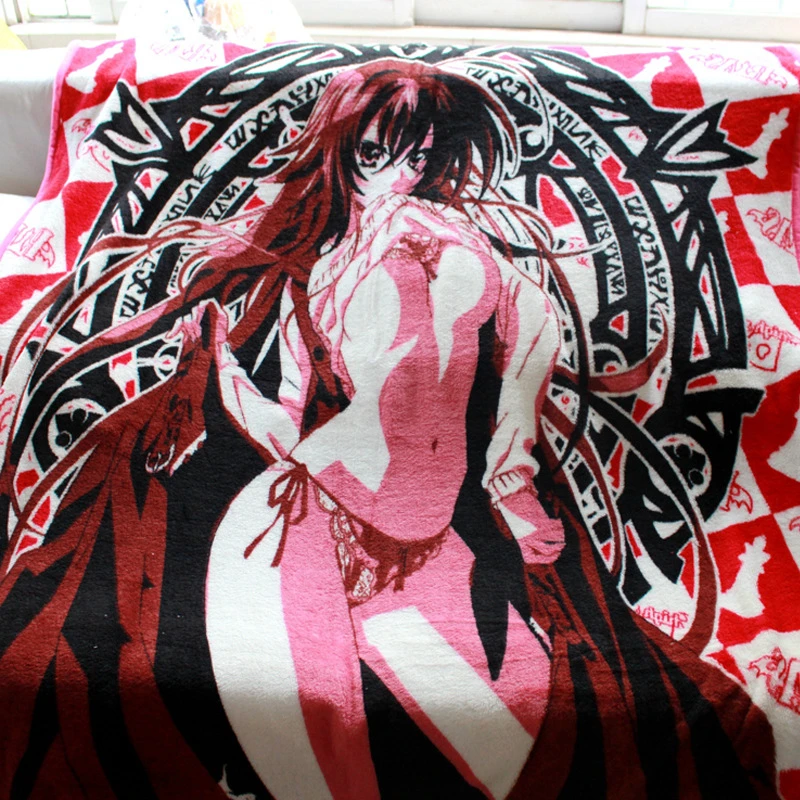 Новая аниме высокая школа DXD мультфильм одна сторона печатных мягкое теплое одеяло диван одеяло s набор постельного белья одеяло подарки 150*120 см