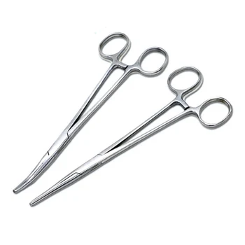 

First Aid Multi-Function Scissor Fishing Pliers Fly Fishing Straight/Elbow Scissors Pliers Hemostat Stainless Steel Fishing Hook