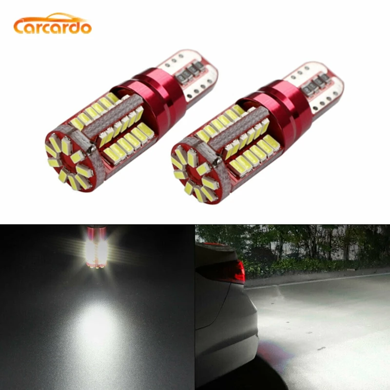 

Carcardo T10 W5W LED Light Car Bulb T10 LED Canbus Lamp 57SMD LED Car Light T10 W5W 194 Clearance Light No Error Car Marker Lamp