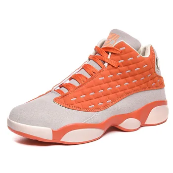 

Basketball training shoes High-quality leather high-top shoes Men's and children's sneakers 36-46