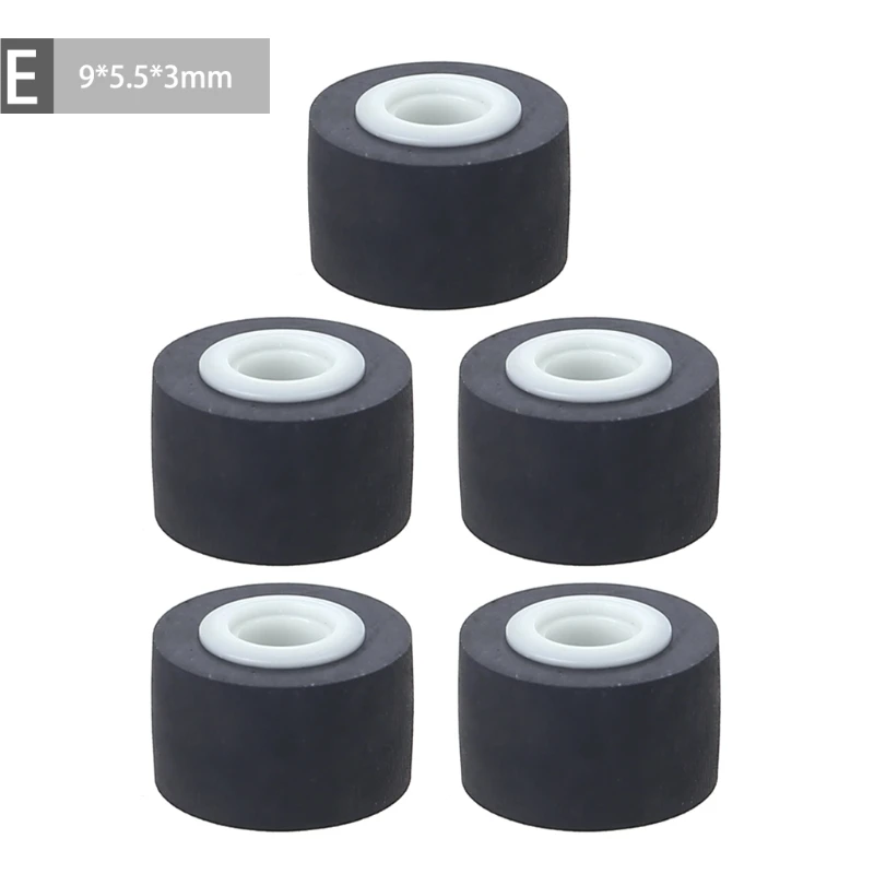 Cartridge Radio Roller Metal Tape Recorder Pressure Cassette Belt Pulley Player 5PCS cassette tape belts cassette tape player recorder tape accessories recorder tape drive accessories