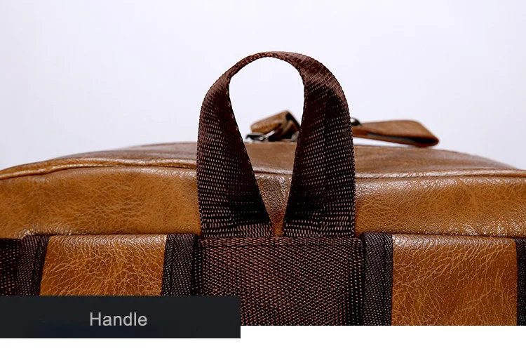 Модный мужской рюкзак, водонепроницаемый, из искусственной кожи, дорожная сумка для мужчин, большая вместительность, для подростков, мужской рюкзак, рюкзак для ноутбука