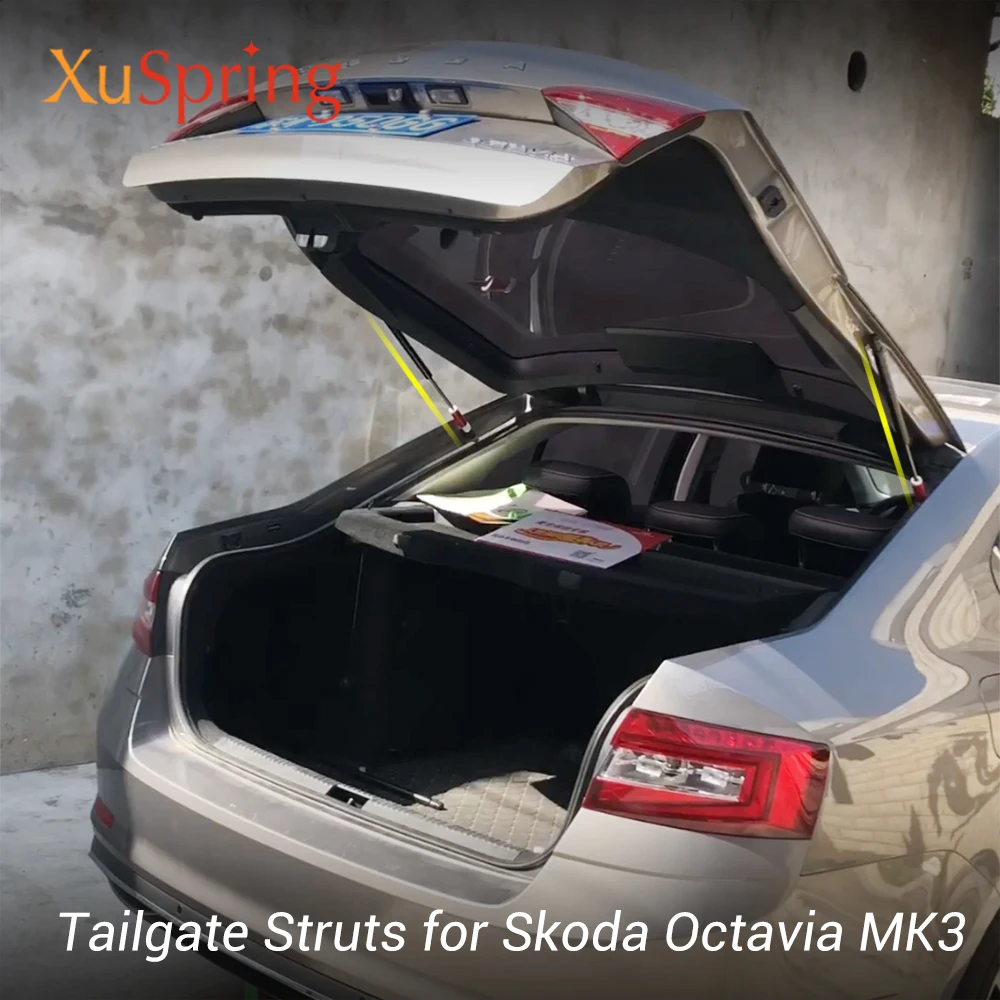

For Skoda Octavia A7 MK3 2013 2014 2015 2016 2017 2018 2019 2020 Rear Door Lifting Strut Bar Spring Shock Bracket Hydraulic Rod
