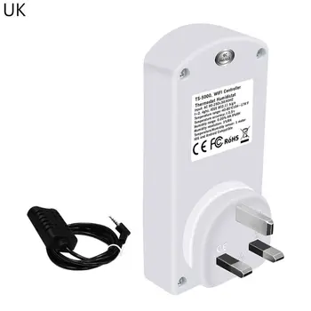 

Smart WiFi Plug Remote Control Thermostat Socket Temperature Humidity Controller 964E