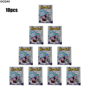 

OCDAY 10 Pieces Smelly Fart Bomb Bag Fool Toy Novelty Prank Someone Stink Exploding Mini Practical Joke NEW SALE