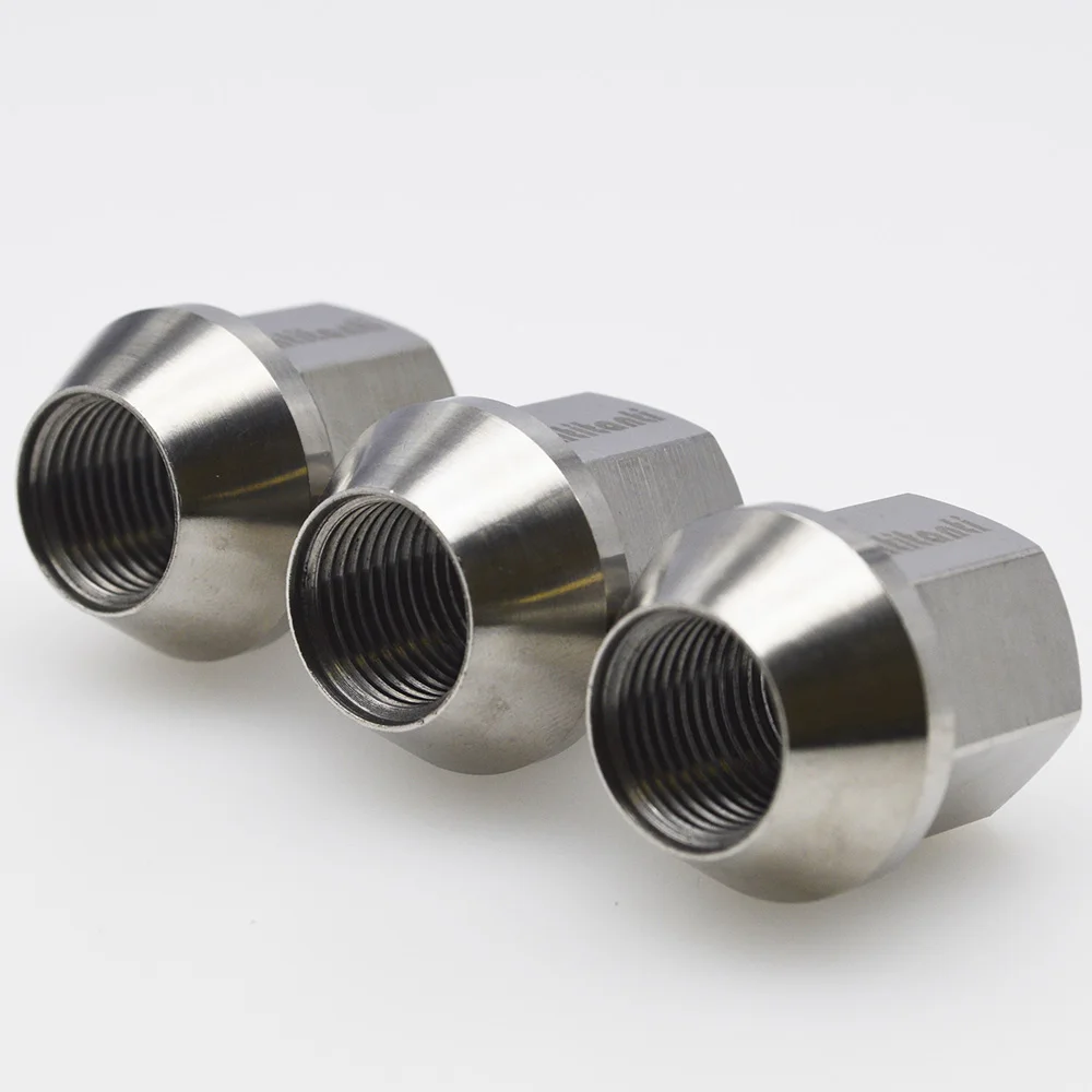 5. гайка 12*1. 5 титан. титановые гайки. гайки колёс pinna титан.