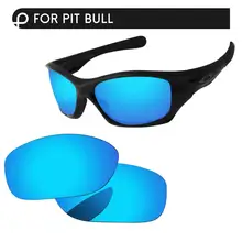 Papaviva Ice Blue зеркальные поляризованные Сменные линзы для Pit Bull OO9127 солнцезащитные очки оправа UVA и UVB Защита