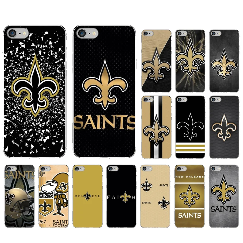 

Babaite New Orleans Saints DIY Beautiful Phone Accessories Case for iPhone 5 5Sx 6 7 7plus 8 8Plus X XS MAX XR 11 pro max