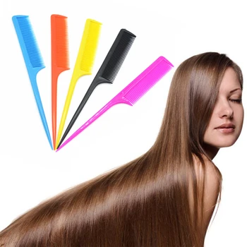 

1pcs Random Color Hairdressing Comb Anti-static Hair cabelo Straight Salon Styling Hair Comb de Tool Combs Cutting escova P G0J3