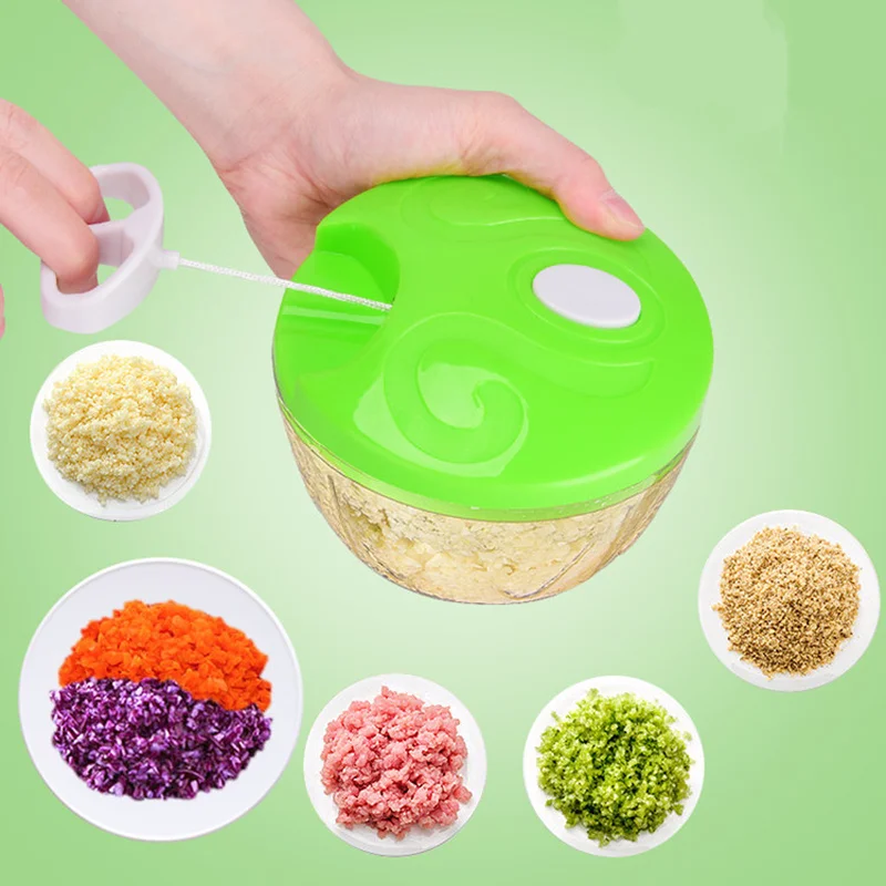 

4 kinds of color kitchen hand-held vegetable manual chopper multifunctional household meat skein machine