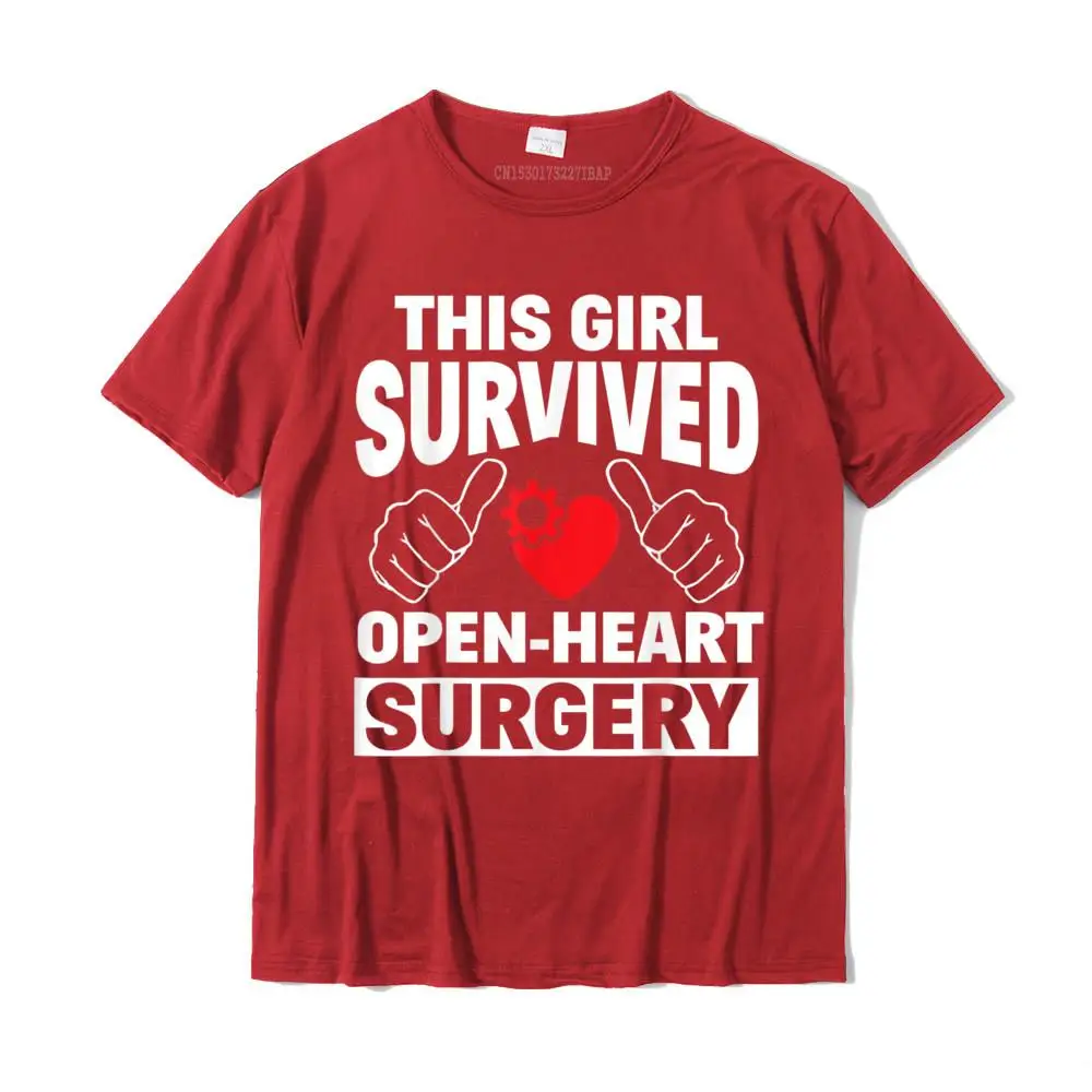  Mens T-Shirt 3D Printed Printed On Tops T Shirt Pure Cotton O-Neck Short Sleeve Casual Tops T Shirt ostern Day This Girl Survived Open Heart Surgery Get Well Women Gift T-Shirt__MZ16165 red