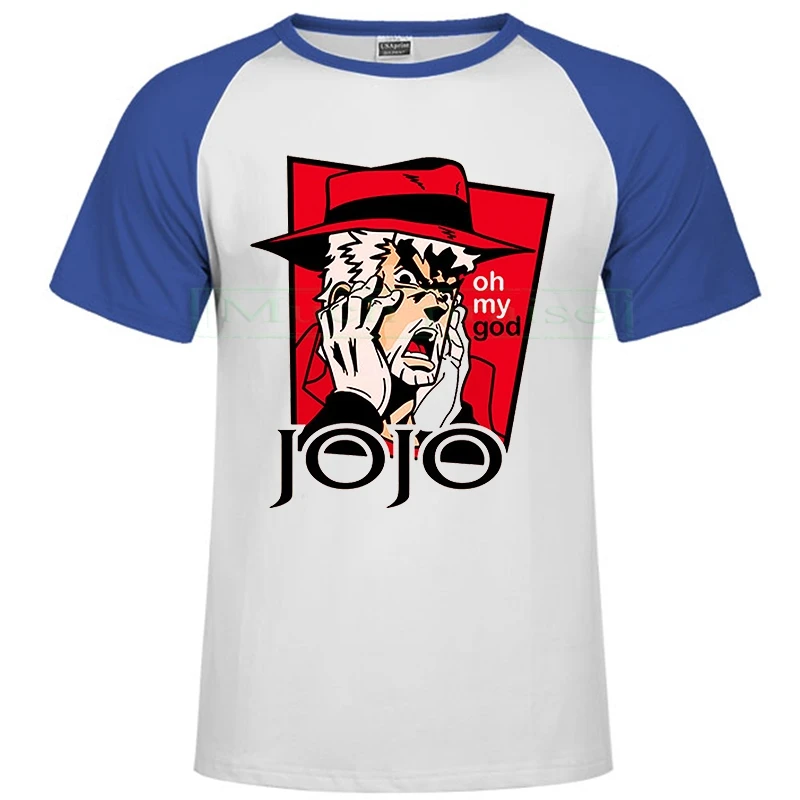 

JoJo Bizarre Adventure Funny T-shirts for Man woman Japan Anime Printed Tshirt Casual Jojo T Shirt Hip Hop Top Tees female
