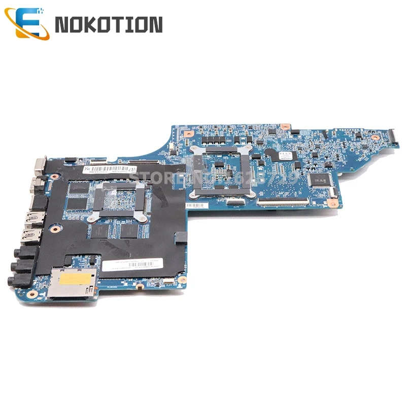 NOKOTION 705188-001 материнская плата для ноутбука hp pavilion DV6 DV6-6000 основная плата HD3000 1 ГБ графика полный тест