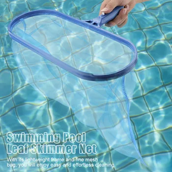 

Swimming Pool Landing Net Pool Cleaning Salvage Tool With Aluminium Telescopic Pole Leaves Skimmer Net Leaf Removing Net