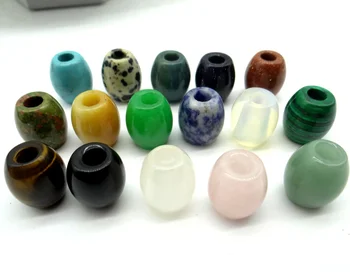 

16*18mm Natural Stone tiger eye Quartz crystal big hole beads pendant For diy Jewelry making pendant Bracelet Accessories1pcs