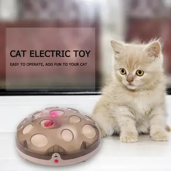 

New Pet Kitten Interactive Toy With Sucker Movable Feather Ball Funny Dolls Spelen Geschenken Oefening Muizen Vangen Speelgoed
