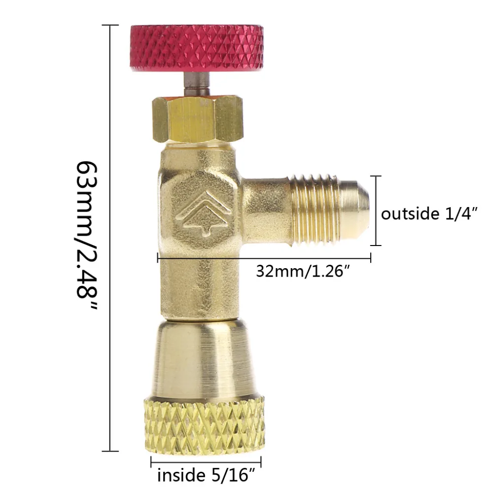 

R410 90 Degree Refrigeration Adapter Connector Gauges Hose Refrigerant