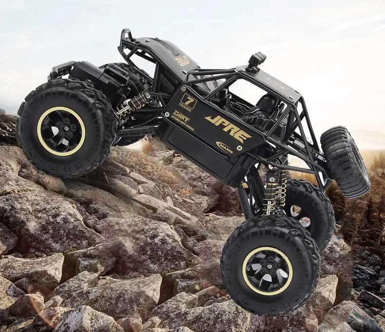 Радиоуправляемый автомобиль 4WD 2,4 ГГц альпинистский автомобиль 4x4 двойные двигатели Bigfoot автомобиль дистанционное управление Модель внедорожный автомобиль игрушка