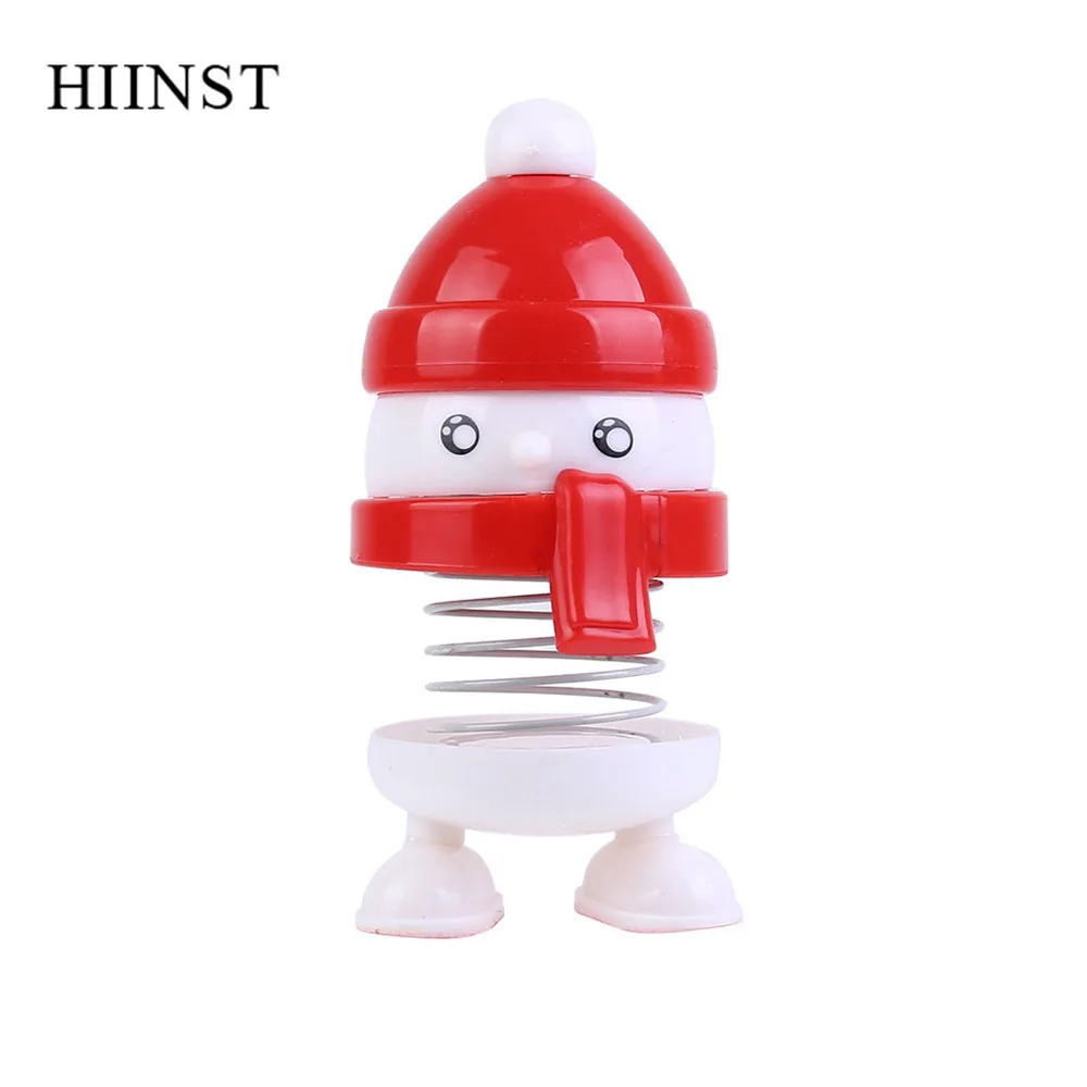 HIINST, рождественские игрушки, настольные, весенние, качающиеся головы, игрушки Санта-Клауса, Мультяшные лося, Детские креативные подарки, настольные игрушки для взрослых, Декор автомобиля - Цвет: A