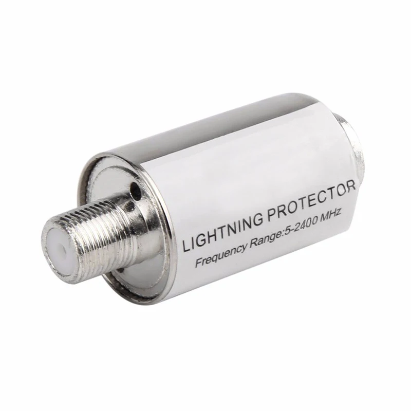 Спутниковый ТВ приемник lightning Protector 5-2400MHz Lighting Arrester коаксиальный спутниковый ТВ lightning protection receiver Devices