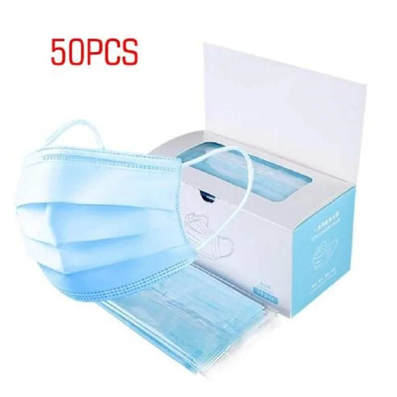 

Classic Unisex Prevent virus Bacteria Mouth face Mask Disposable Non-Woven 3-layer Filter Anti-dust Mouth Mask