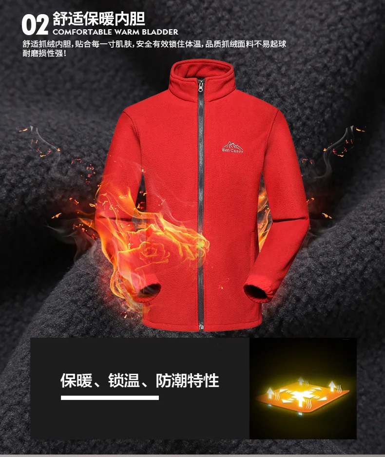 Открытый плащ куртка мужская и женская популярный бренд три-в-одном деконструируемый корейский стиль плюс бархат толстый теплый