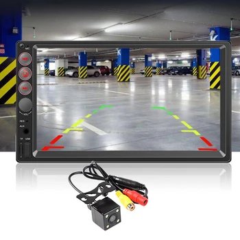 

Memory Card Touch Screen 12V 7 inch DVR Support Apple Internet Android 9.0 2 Din Amplifier Bluetooth MP5 7061 TFT screen FM