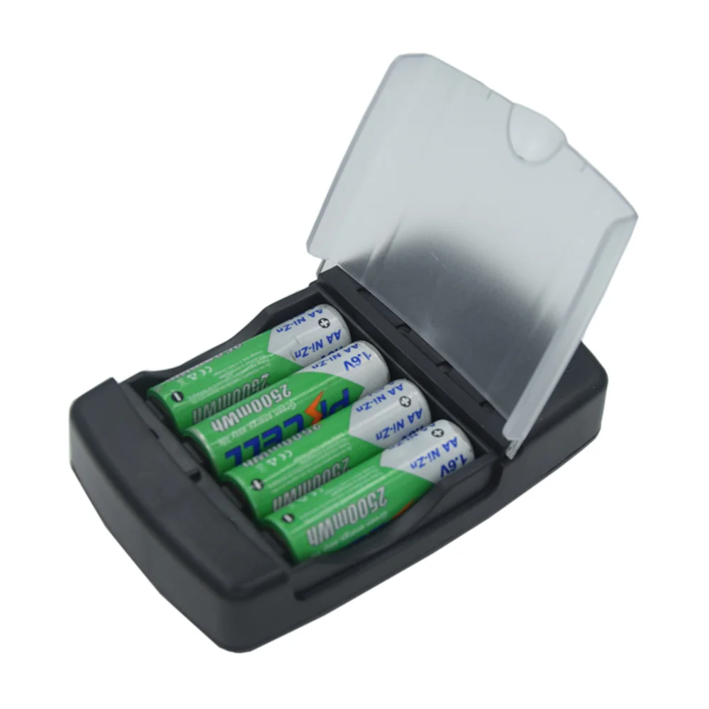 Independent Four Slots LED Display AA AAA AAAA NiZn 1.6V Rechargeable Battery USB Smart Charger With Car EU US Adaptor BC4Z battery charger,battery charger adapter