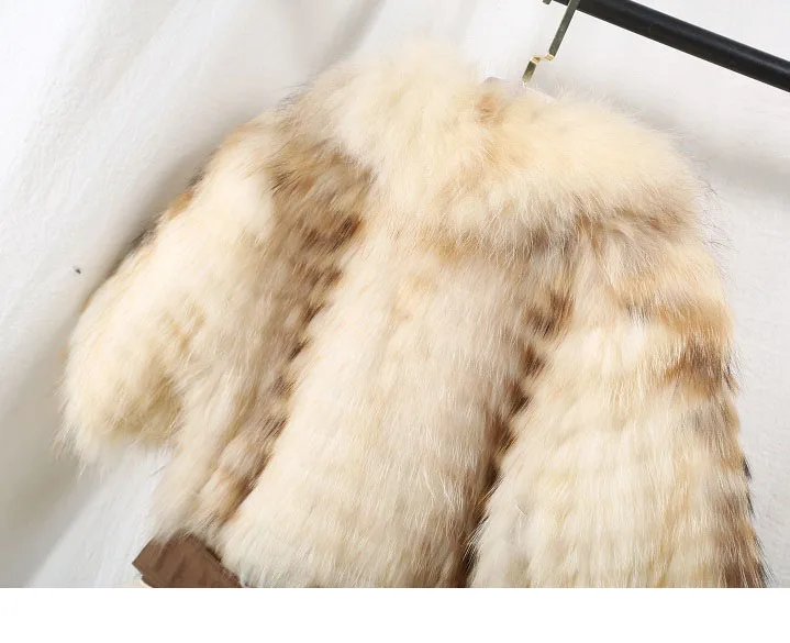 New Fashion Natural Real Fox Fur Vest Jacket Waistcoat Gilet Raccoon Fur Parka Women Winter Thick Warm Luxury Genuine Coats