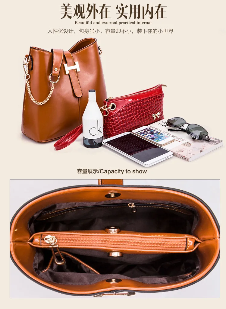

2019 New Style Fashion WOMEN'S Bag European And American-Style Brand Chain Bag Leather WOMEN'S Bag