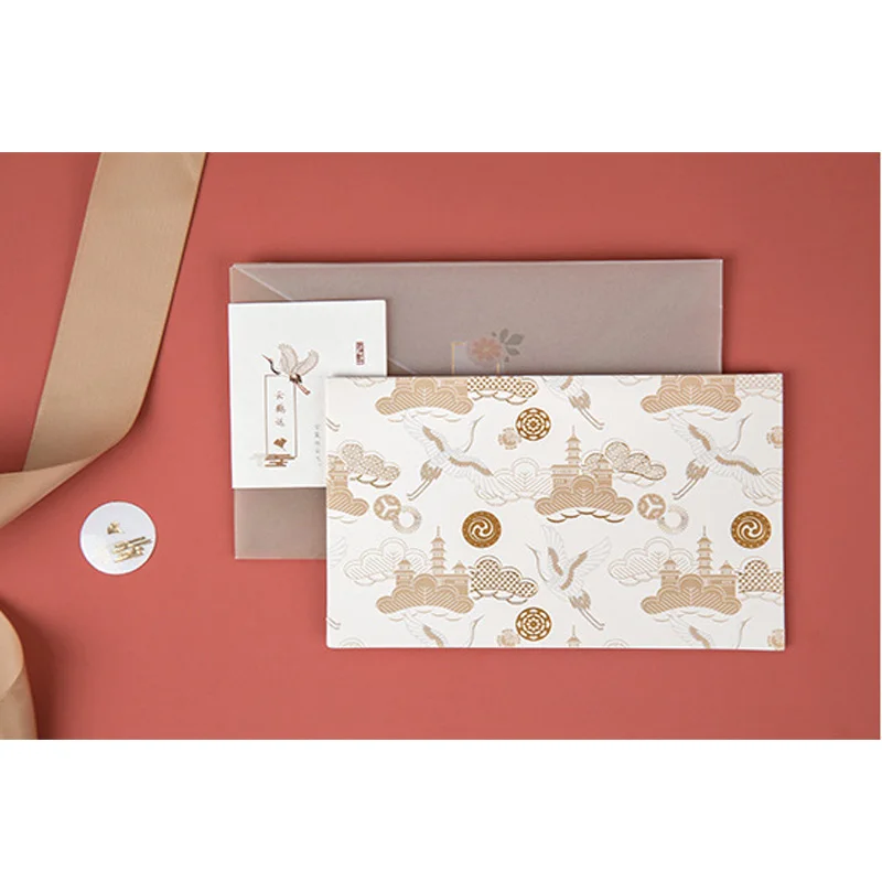 20 упаковок/партия Красивая цветная бумага конверты Kawaii Канцелярские поздравительные открытки Рождественские Свадебные приглашения на