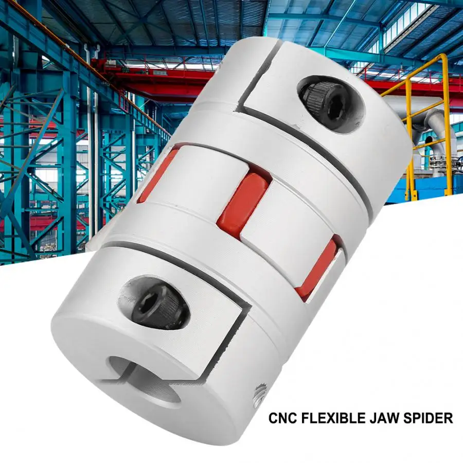 

Shaft Coupler Flexible Spider Shaft Coupling OD40mm x L66mm CNC Stepper Motor Coupler Connector