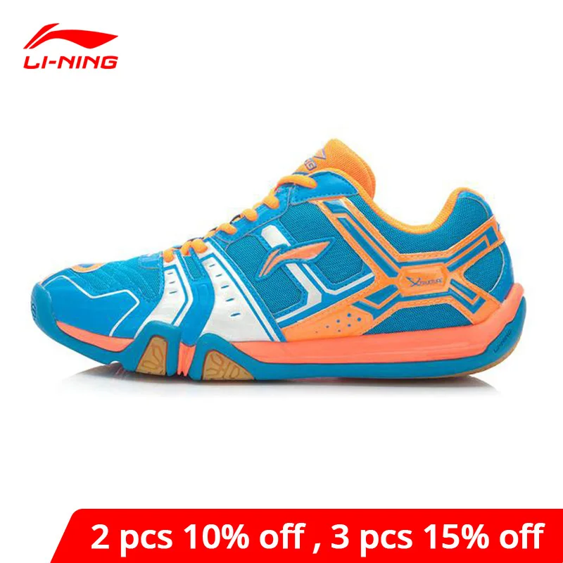 Li-Ning Для мужчин Saga светильник ежедневная обувь для бадминтона Training дышащий