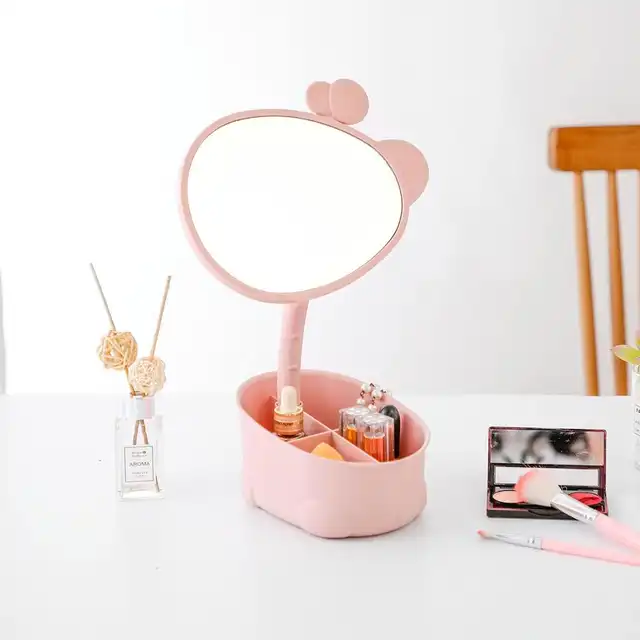 small mirrored dressing table
