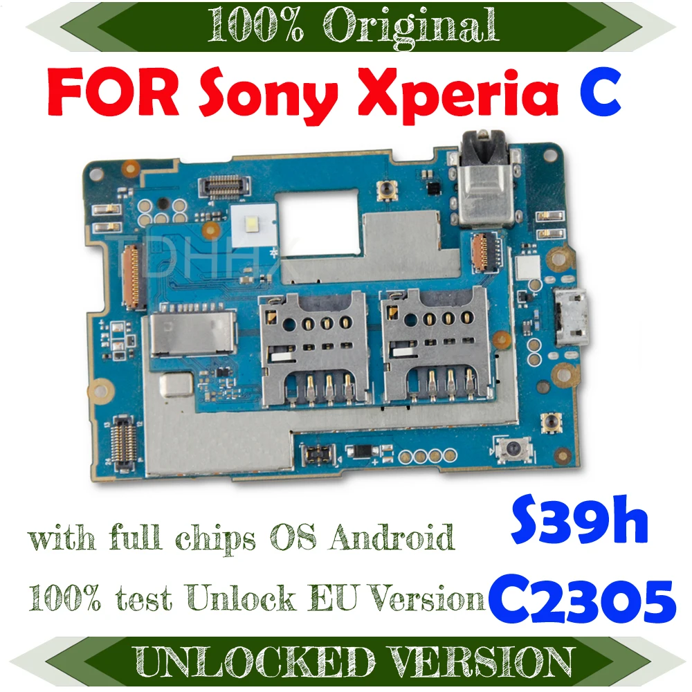 Материнская плата 100% оригинал разблокирована для Sony Xperia C S39h системные платы C2305 |