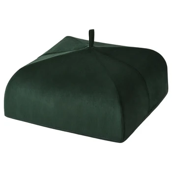 

2pcs Pop-Up Food Cover Tent Umbrella Aluminum Foil Velvet Reusable And Collapsible Dust Cover Household FPing