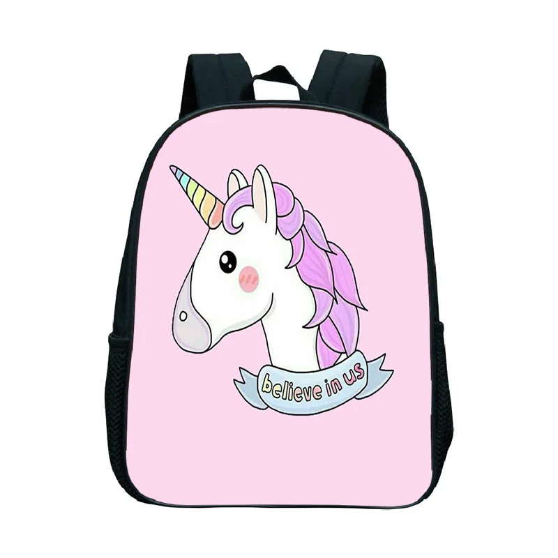 Детский рюкзак для малышей Kawaii Рюкзаки с единорогом школьные сумки для мальчиков и девочек первичные сумочки для детского сада дорожные сумки - Цвет: 18